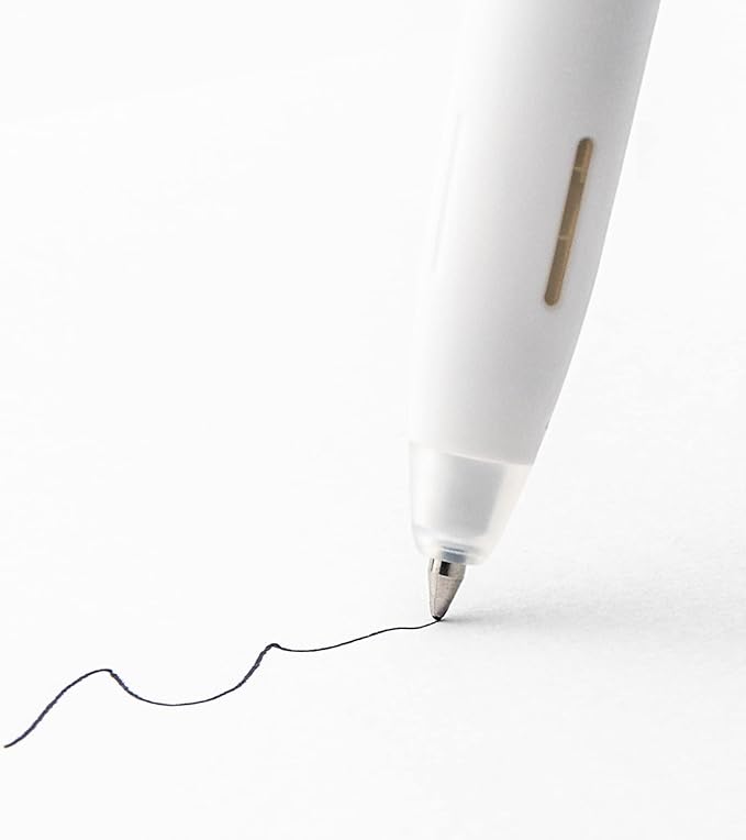 Zebra Pen bLen Retractable Gel Pen, White Barrel, Medium Point, 0.7mm, Black Ink, (41400), 12 Count (Pack of 1)