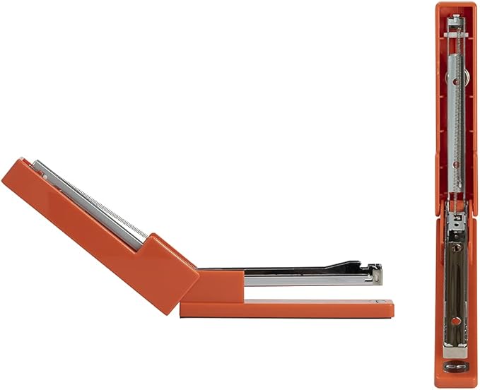JAM PAPER Modern Desk Stapler - Orange - Sold Individually