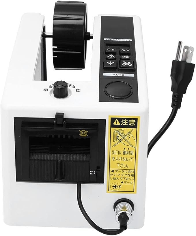 Auto Tape Dispenser, Automatic Electric Tape Cutter Ribbon Cutting Machine for Various Adhesive Tape(US Plug 110V)