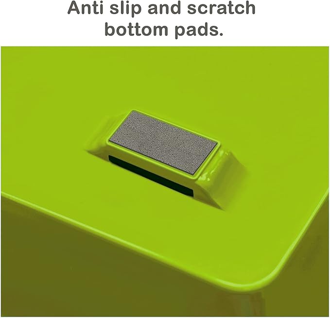 Acrimet Facility 3 Tier Letter Tray, Side Load, Letter Size/A4, Desktop File Organizer, Plastic (Green Citrus Color)