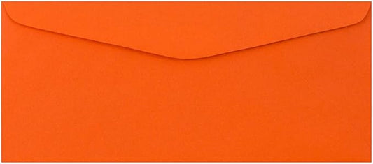 JAM PAPER #9 Business Colored Envelopes - 3 7/8 x 8 7/8 - Orange Recycled - Bulk 250/Box