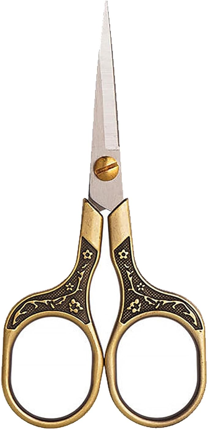 Mini Scissors Stainless Blade Metal Handle Office School Classroom Student Teacher Crafting Fabric Sewing Gift Wrapping All Purpose