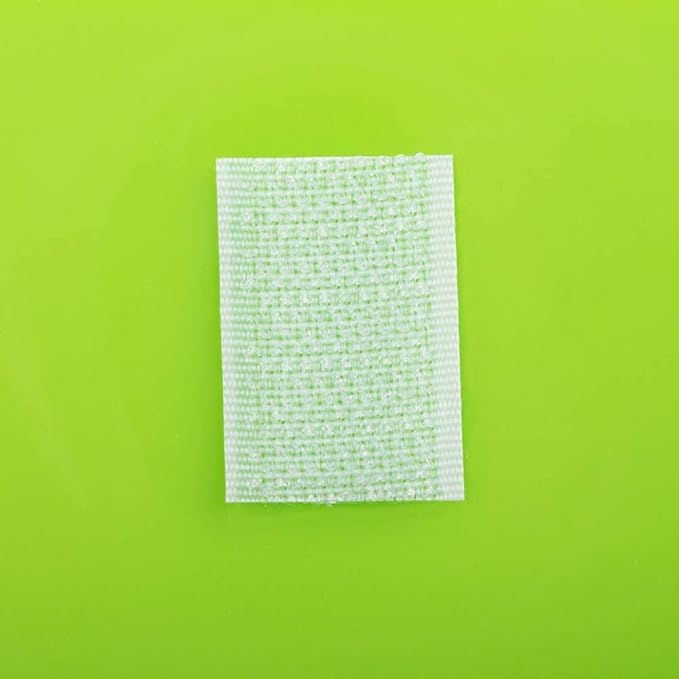 JAM PAPER Plastic Envelopes with Hook & Loop Closure - Index - 5 1/2 x 7 1/2 - Lime Green - 12/Pack