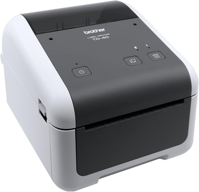 Brother TD-4210D 4-inch Entry Level Direct Thermal Desktop Printer, Print Labels and Receipts, 203dpi, 5ips, USB 2.0