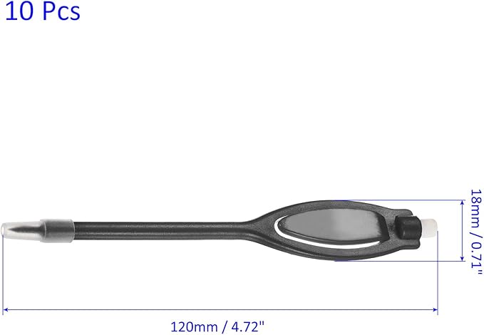 Golf Scoring Pencils with Eraser - Golf Marker Pens, Oval Handle with Clip, Apply to Golf Events