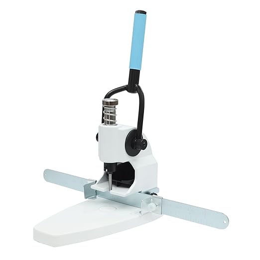 High Capacity Paper Hole Puncher, Manual Single Hole Punching Machine, Punches up to 300 Sheets for Home, Office or Schools Drill Diameter 3/4/8mm