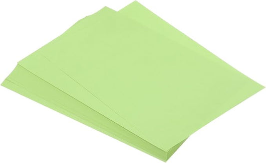 MECCANIXITY 125 Sheets A4 Colored Print Copy Paper 8.5" x 11" Origami Paper Printer Paper 80gsm for Printing, Document Copying, Art Craft, Light Green