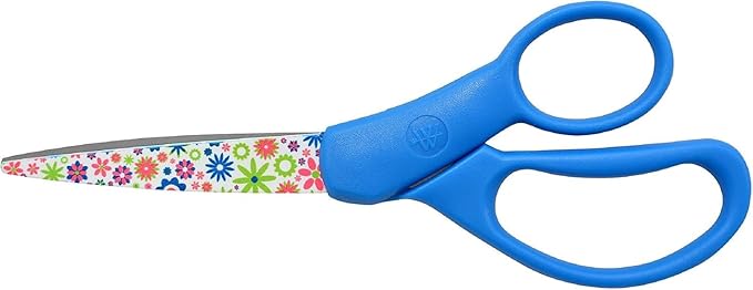 Westcott ‎16401 7-Inch Fun & Fashion Student Scissors For Office, Home, and School