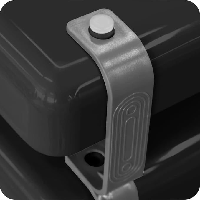 Acrimet Traditional 4 Tier Letter Tray, Front Load Design, A4 Letter Size, Desktop Organizer (Plastic) (Black Color)