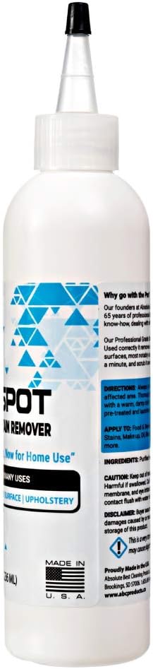 ProSpot Professional Laundry Stain Remover - The Secret of Dry Cleaners for Years, Works for Almost Any Application - Clothing, Carpet, Furniture, Even Special Synthetic Athletic Gear (8-oz)