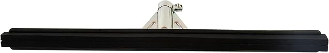 Restaurantware-SQUEEGEE ONLY: Clean Tek Professional 21.75 Inch Floor Squeegee, 1 Broom With Double Rubber Blade - Handle Sold Separately, Heavy-Duty, Steel Wiper For Concrete Floor