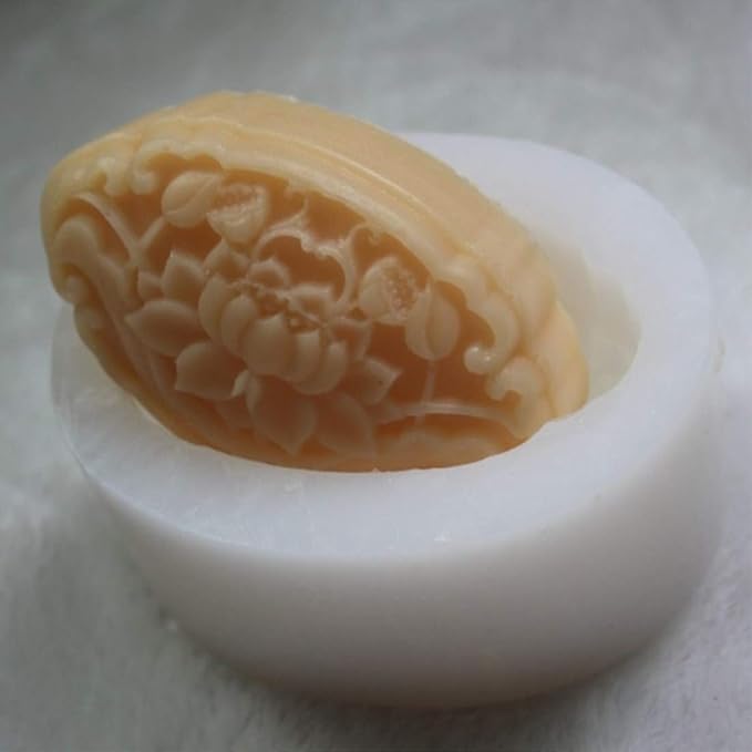 Grainrain Soap Mold Silicone Craft Flower Soap Making Mould Candle Resin DIY Handmade Mold (14114)