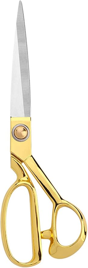Professional Fabric Scissors，10" Sewing Scissors, Heavy Duty Shears for Fabric,Leather,Raw Materials,Dressingmaking,Upholstery Shears for Dressmakers Students Office Crafting
