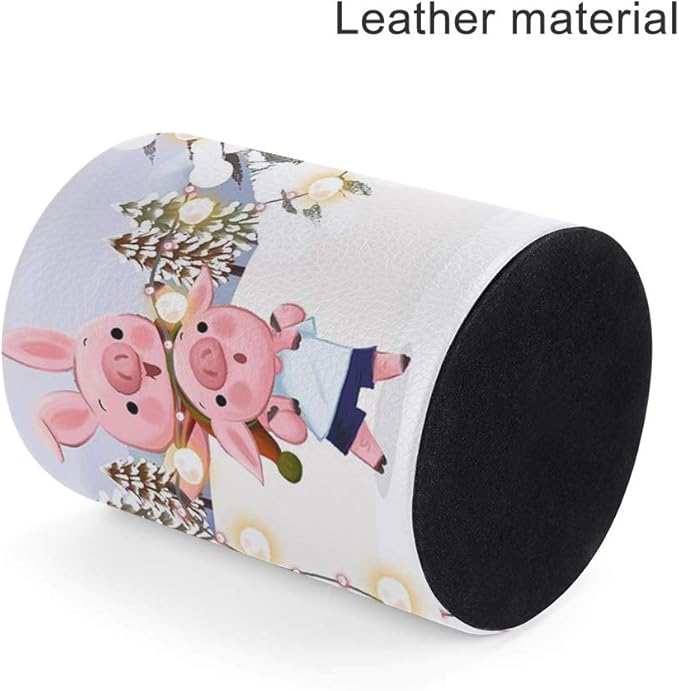 Custom Picture Logo Text Personalized Pen Holder - Office Pen Organizer Control Storage Box Desk Organizer Makeup Brush Holder for Home - Circular Pen Holder