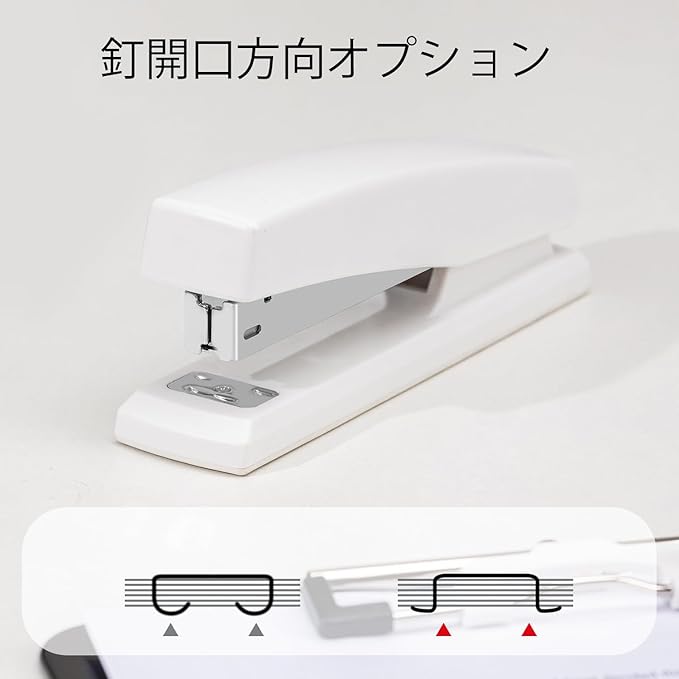 Deli Stapler, Desktop Stapler, Office Staplers, 25 Sheet Capacity, Includes 1000 Staples and Staple Remover, White
