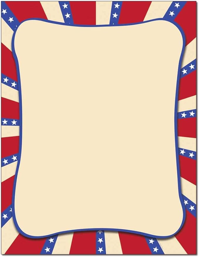 Americana Letterhead Laser & Inkjet Printer Paper, 25 pack