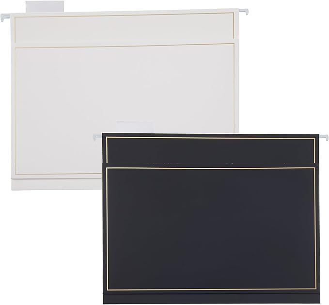 6 Pack Morandi Color Hanging File Folders with Pocket Letter Size Decorative File Folder Cute Pretty Hanging Folder for Office Home School with 1/5-Cut Adjustable Tabs, Outer Storage Pockets…