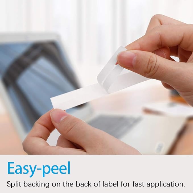 6-Pack Replace for Dymo Label Maker Refills D1 45013 a45013 S0720530, Black on White 1/2 Inch x 23Ft Used for Dymo LabelManager 160 420P 210D 280 360D PnP Label Maker, 12mm x 7m