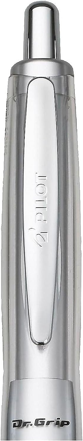 PILOT Dr. Grip Center of Gravity Refillable & Retractable Gel Ink Rollerball Pen, Medium Point, Black, Single Pen- Ideal for School, Journaling & Office Writing