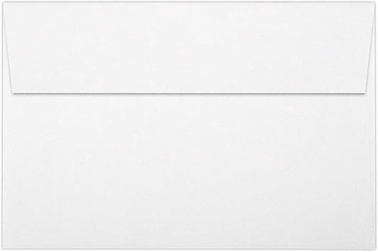 LUXPaper A9 Invitation Envelopes | Peel & Press | 5 3/4" x 8 3/4" | White | 80lb. Text | 50 Qty