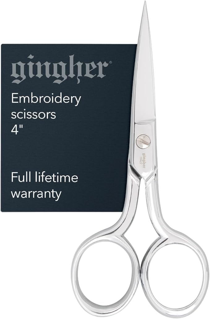 Gingher Embroidery Scissors 4"