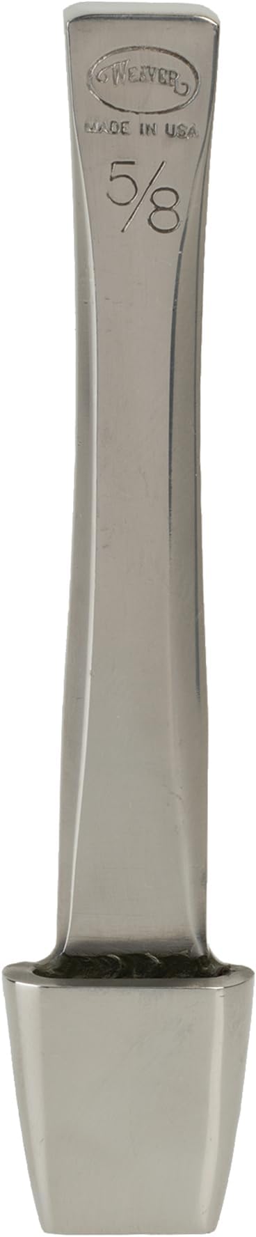 Weaver Supply Steel Oblong Leather Punch, Polished Hole Puncher for Cutting All Kinds of Webbing and More, Professional Punching Tool