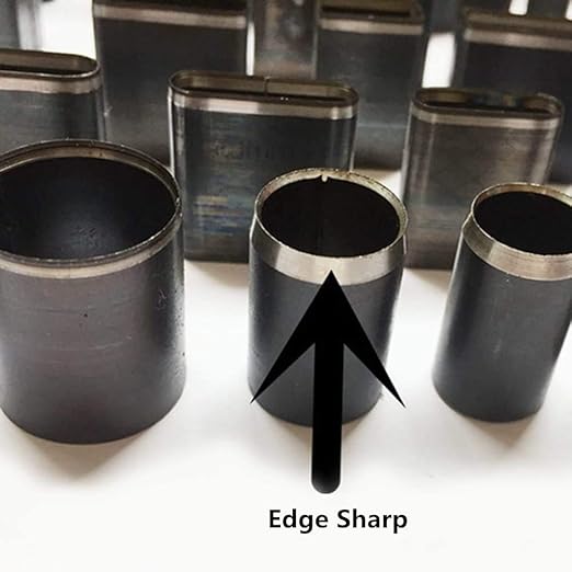 39 Shape Style Hollow Hole Puncher Leather Punching Tool,Mold Punching Die Set for Handmade DIY Leather Cutting Dies