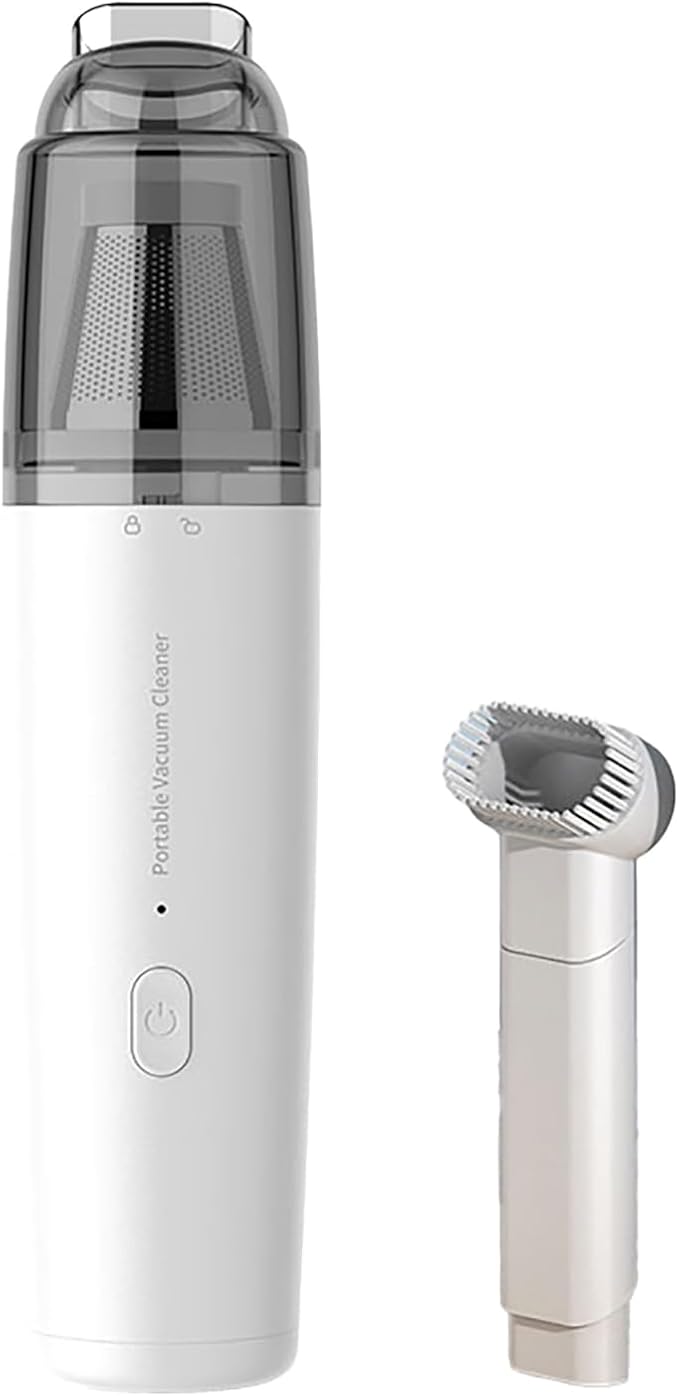 Zannful Portable Car Vacuum Cleaner, Cordless Handheld Vacuum, Lightweight Mini Vacuum for Car and Home with Washable HEPA Filter, Rechargeable