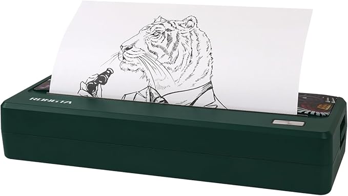 Rongta Portable Printer Wireless for Travel,300DPI Bluetooth Inkless Thermal Small Printer for Office/School/Home Use Compatible with Android,iOS & Laptop,Support 8.5" X 11" US Letter