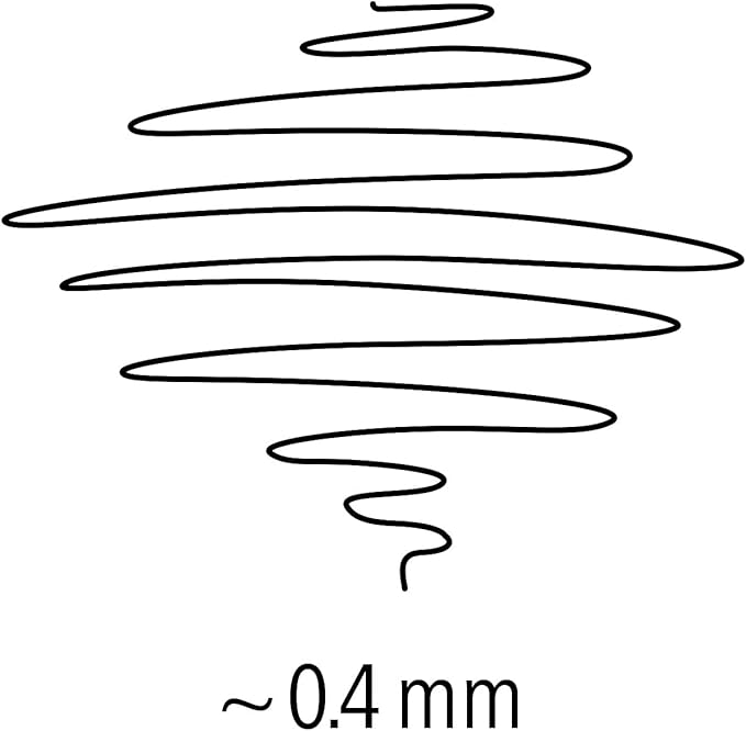 STAEDTLER Lumocolor Universal Pen, Felt Tip, Permanent Marker, Box of 8 Assorted Color Pens, 0.4mm 313 WP8