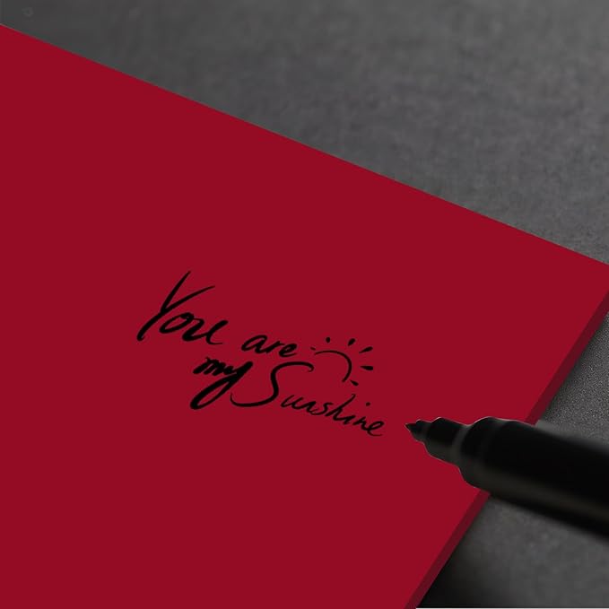 160 Sheets Cardstock Paper 8.5 x 11 Premium Weight 200gsm Dark Red Card Stock Paper for Printing, Crafts, Invitations | Smooth Printer Cardstock Paper | Bulk Construction Paper DIY & Professional Use