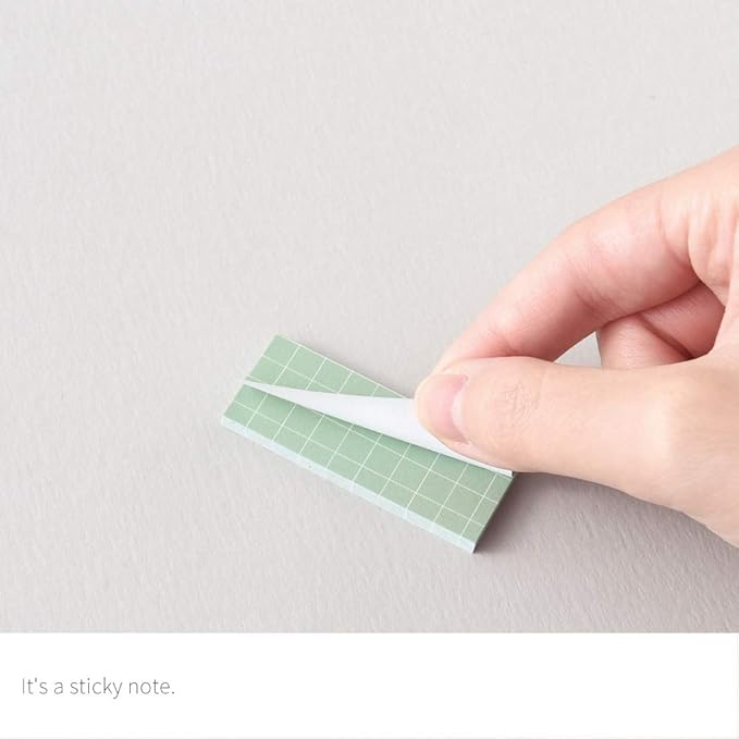 Monolike Color Palette Sticky Grid 500 C Set 4p - Self-Adhesive Memo Pad 30 Sheets