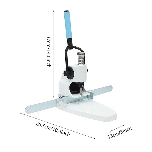 High Capacity Paper Hole Puncher, Manual Single Hole Punching Machine, Punches up to 300 Sheets for Home, Office or Schools Drill Diameter 3/4/8mm