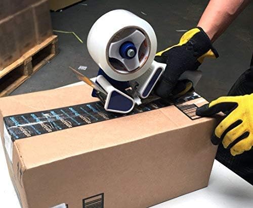 Tape King Packing Tape Dispenser Gun - Handheld Tape Gun with 2 Bonus Clear Packaging Tape (2 Inch Wide) - Shipping Tape for Sealing, Storing, and Moving Boxes, 2 Pack