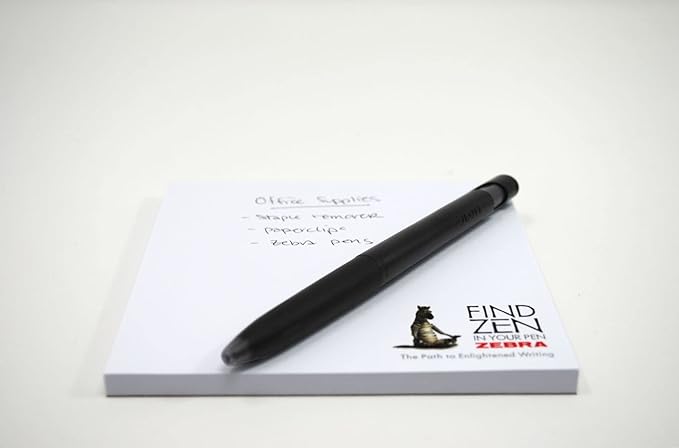 Zebra Pen bLen Retractable Gel Pen, Black Barrel, Medium Point, 0.7mm, Black Ink, (41410), 12 Count (Pack of 1)