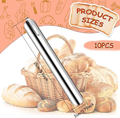 Chumia Crumbers for Servers, Table Crumb Sweepers Bread Cleaner Stainless Steel Table Crumbers for Tablecloth in Restaurants and Homes, Servers, Waiters, Waitresses Tool Accessories(Silver,5)