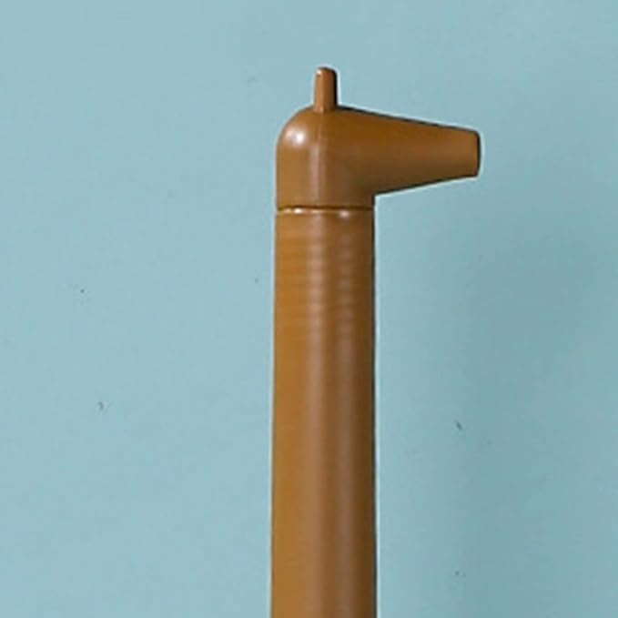 Cute Toilet Brush,Giraffe Shape Brush and Holder,Long Handle Scrubber for Silicone, Brushes for Bathroom with Holder, Compact Size Brushes Floor Standing