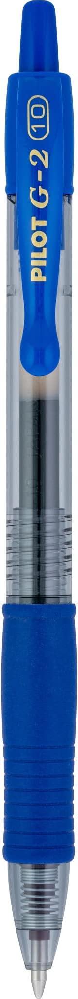 Pilot G2 Premium Gel Roller Pens, Bold Point 1 mm, Blue Ink Pens Bold Point, Pack of 14, - Ideal for School, Journaling, and Office Writing