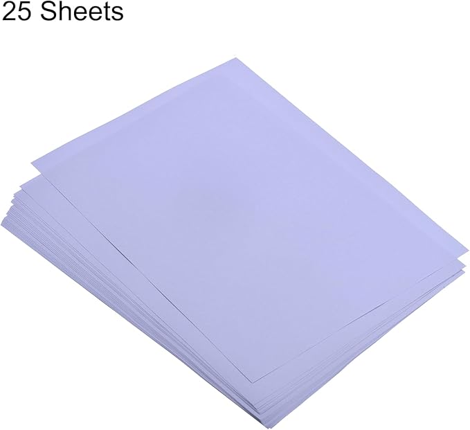 MECCANIXITY 25 Sheets Colored Copy Paper 16.5 x 11.7 Inch Printer Paper 80gsm Light Purple for Office Printing, Document Copying, Invitations, Forms, Art Projects