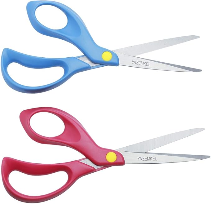 Left-Hand Scissors Stainless Steel 3-Pack, 8 inch
