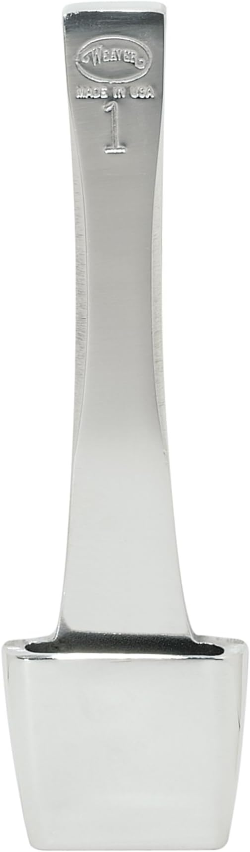 Weaver Supply Steel Oblong Leather Punch, Polished Hole Puncher for Cutting All Kinds of Webbing and More, Professional Punching Tool