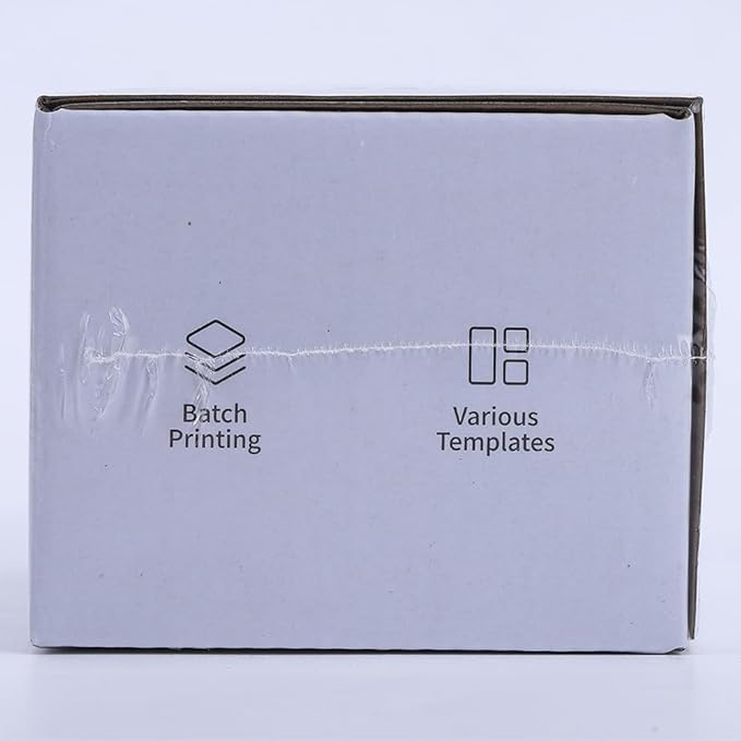 Phomemo Label Printer - M110 Thermal Label Printer Barcode Label Maker Mini Bluetooth Sticker Printer for Small Business, Home, Office, Logo, Address, Name Tag, Clothing, Organizing, Pink