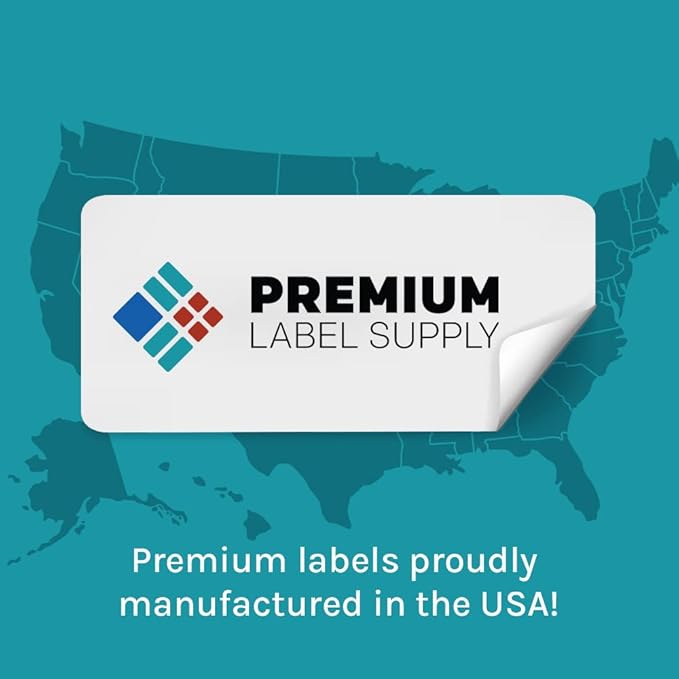 Premium Label Supply 8.5" x 5.5" Half Sheet Self Adhesive Shipping Labels for Laser or Inkjet Printer (4000 Labels)