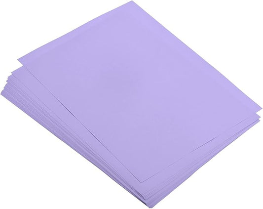 MECCANIXITY 25 Sheets Colored Copy Paper 8.5 x 11 Inch Printer Paper 80gsm Light Purple for Office Printing, Document Copying, Invitations, Forms, Art Projects