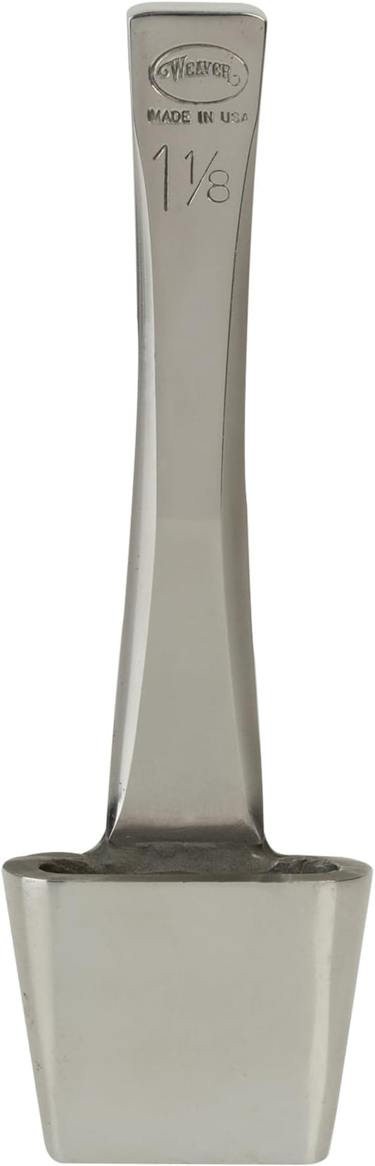 Weaver Supply Steel Oblong Leather Punch, Polished Hole Puncher for Cutting All Kinds of Webbing and More, Professional Punching Tool