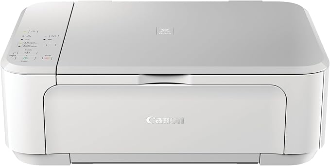 Canon PIXMA MG3620 Wireless All-in-One Color Inkjet Printer with Mobile and Tablet Printing, White