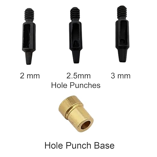 Snaps'N'Rivets Hand Press Kit with 2 Utility Snap Dies and 3 Double Capped Rivet Dies and 3 Hole Punches(Pink Press)