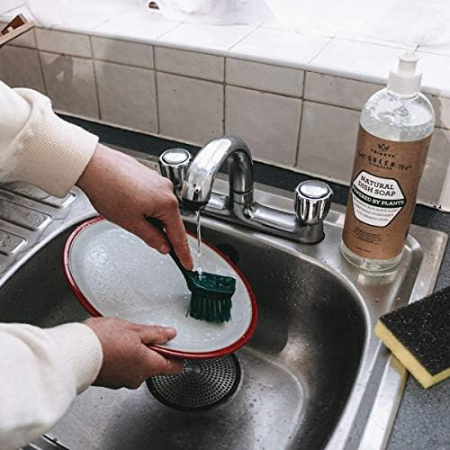 TriNova Dish Soap Formula - for Cleaning Dishes & Washing All Kitchen Items. Powerful & Eco Friendly Cleaner (2 Pack of 24 oz Bottles)