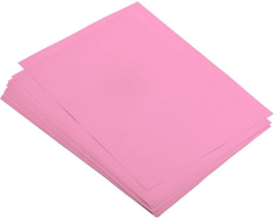 MECCANIXITY 25 Sheets Colored Copy Paper 8.5 x 11 Inch Printer Paper 80gsm Pink for Office Printing, Document Copying, Invitations, Forms, Art Projects