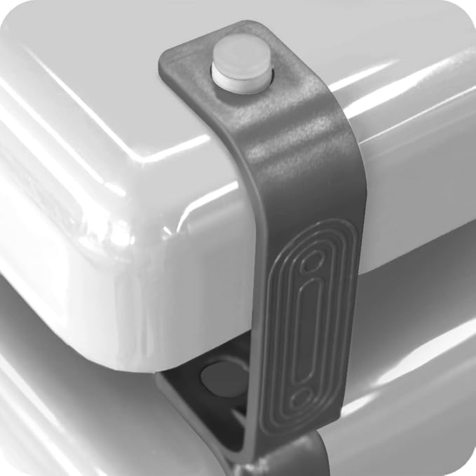 Acrimet Traditional 4 Tier Letter Tray, Front Load Design, A4 Letter Size, Desktop Organizer (Plastic) (White Color)